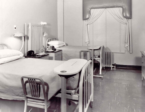 Newly decorated room 1953