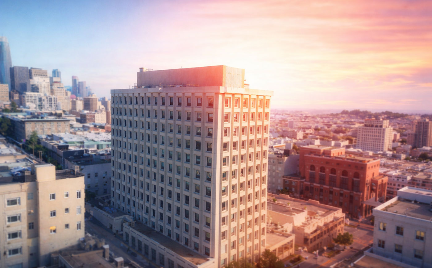 SFF hospital and skyline